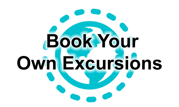 Book your own excursions
